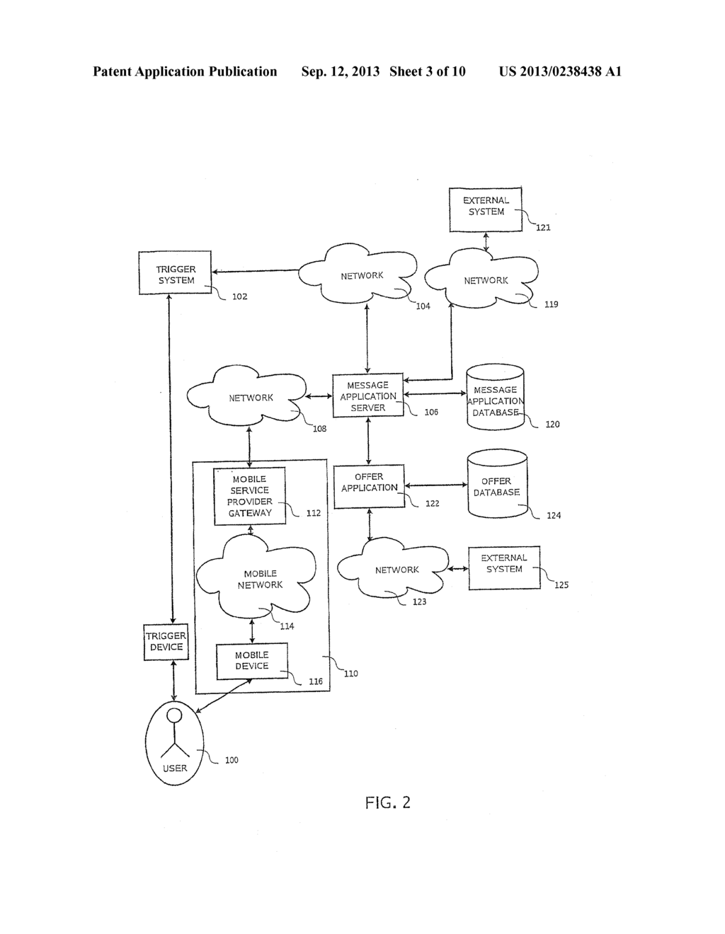 SYSTEM AND METHOD TO INITIATE A MOBILE DATA COMMUNICATION UTILIZING A     TRIGGER SYSTEM - diagram, schematic, and image 04