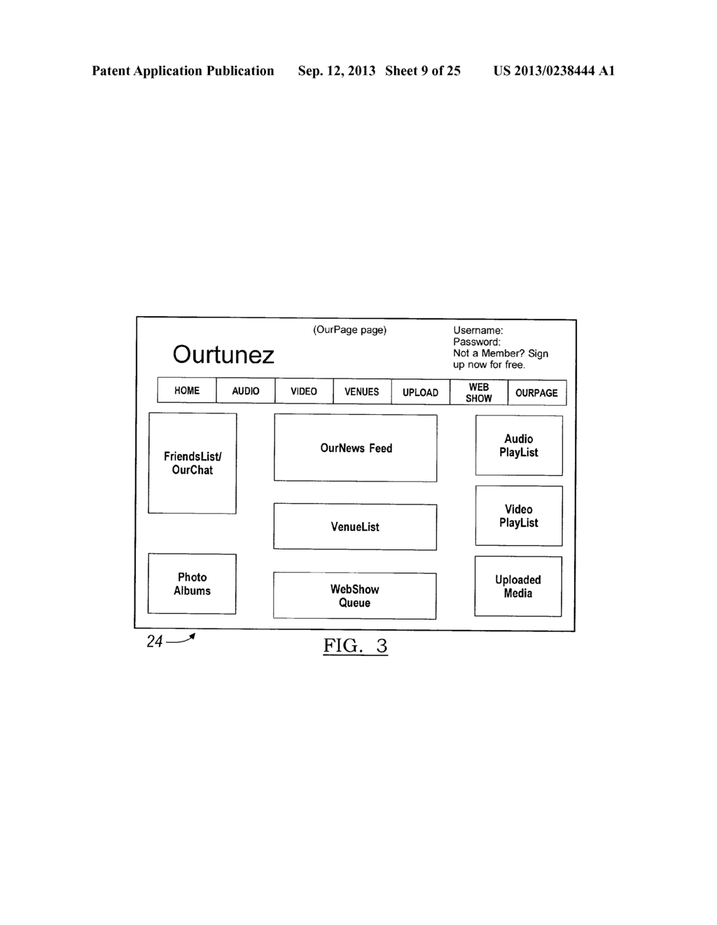 System and Method For Promotion and Networking of at Least Artists,     Performers, Entertainers, Musicians, and Venues - diagram, schematic, and image 10