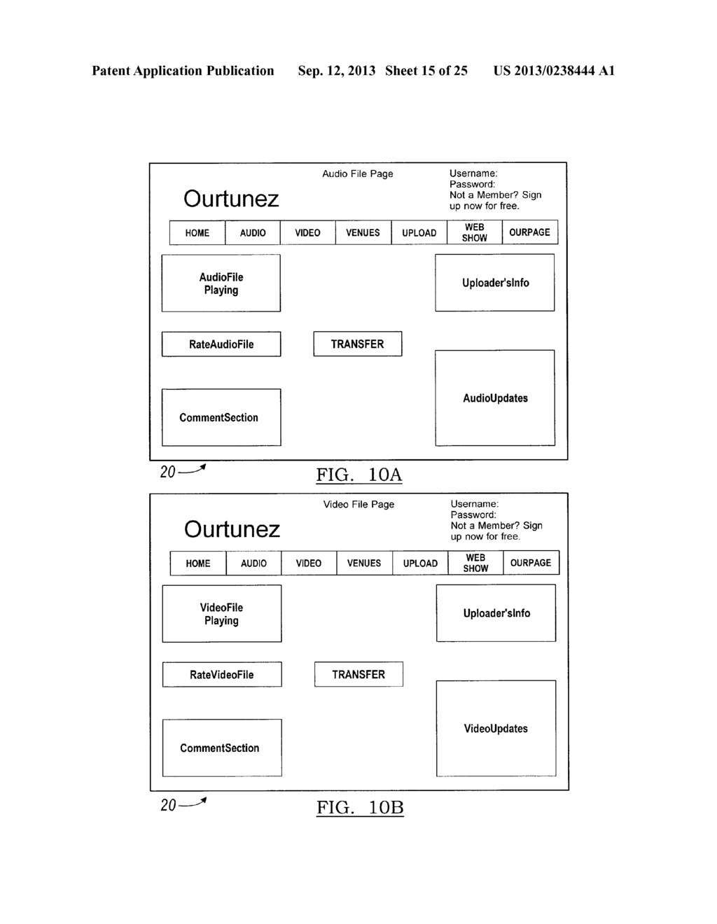 System and Method For Promotion and Networking of at Least Artists,     Performers, Entertainers, Musicians, and Venues - diagram, schematic, and image 16