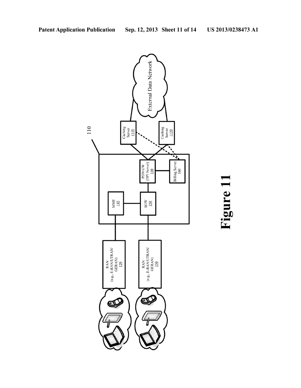 Systems and Methods for Billing Content Providers for Designated Content     Delivered Over a Data Network - diagram, schematic, and image 12