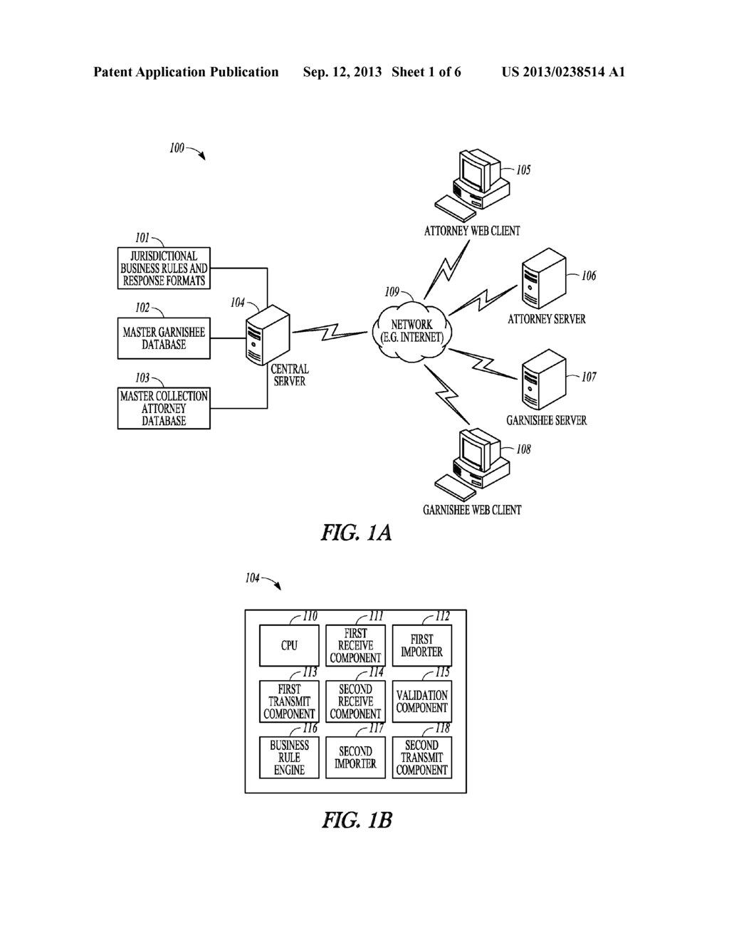 SYSTEM FOR THE INTERCHANGE OF GARNISHMENT REQUESTS AND RESPONSES AMONG     COLLECTION ATTORNEYS AND POTENTIAL GARNISHEES - diagram, schematic, and image 02