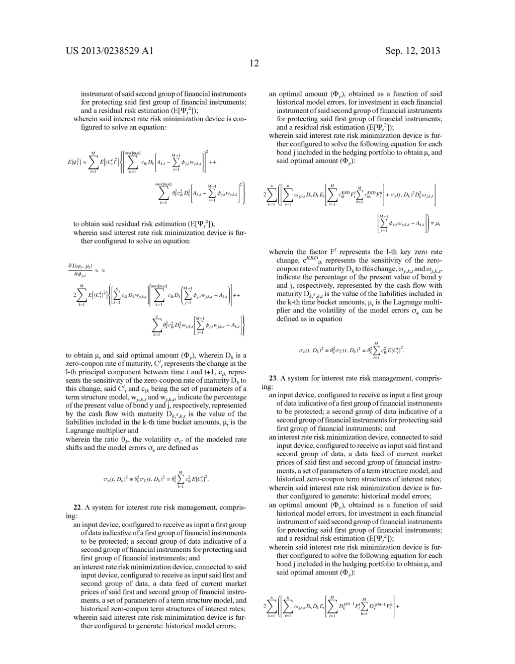 System and method for improving the minimization of the interest rate risk - diagram, schematic, and image 15