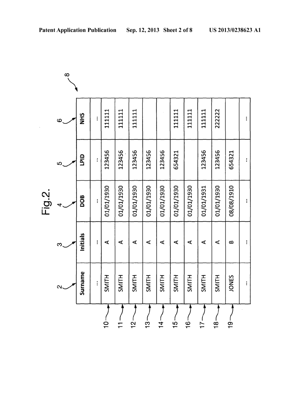 Method of Linking Electronic Database Records - diagram, schematic, and image 03