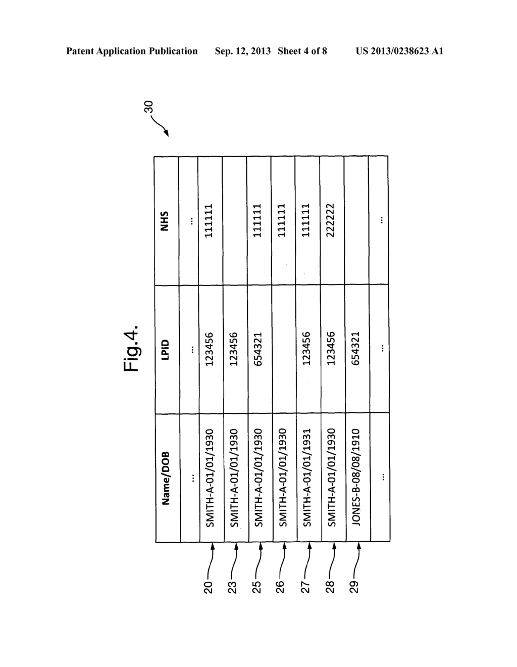 Method of Linking Electronic Database Records - diagram, schematic, and image 05