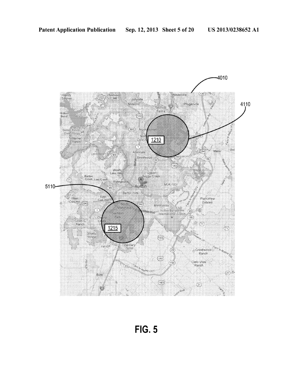 Methods and Systems of Aggregating Information of Social Networks Based on     Geographical Locations Via a Network - diagram, schematic, and image 06