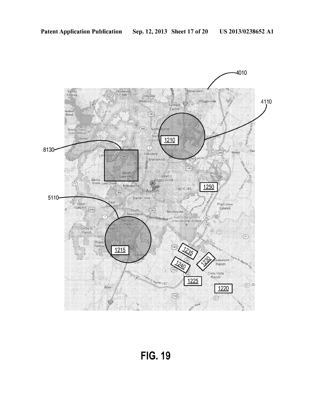 Methods and Systems of Aggregating Information of Social Networks Based on     Geographical Locations Via a Network - diagram, schematic, and image 18