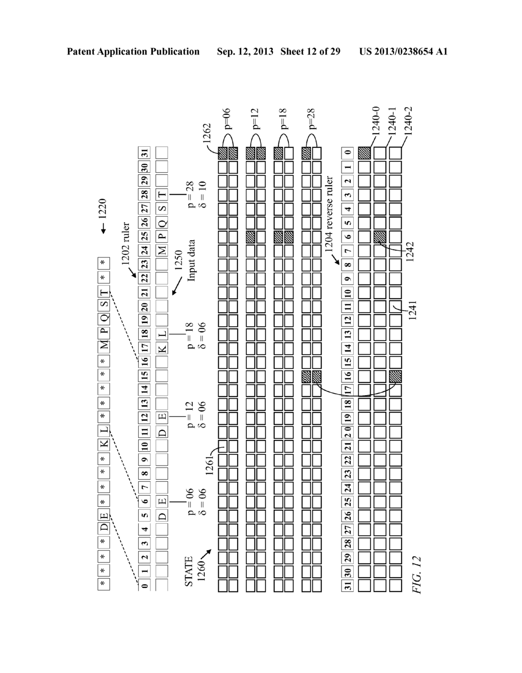 FAST IDENTIFICATION OF COMPLEX STRINGS IN A DATA STREAM - diagram, schematic, and image 13