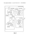 Methods and Systems of Aggregating Information of Social Networks Based on     Changing Geographical Locations of a Computing Device Via a Network diagram and image