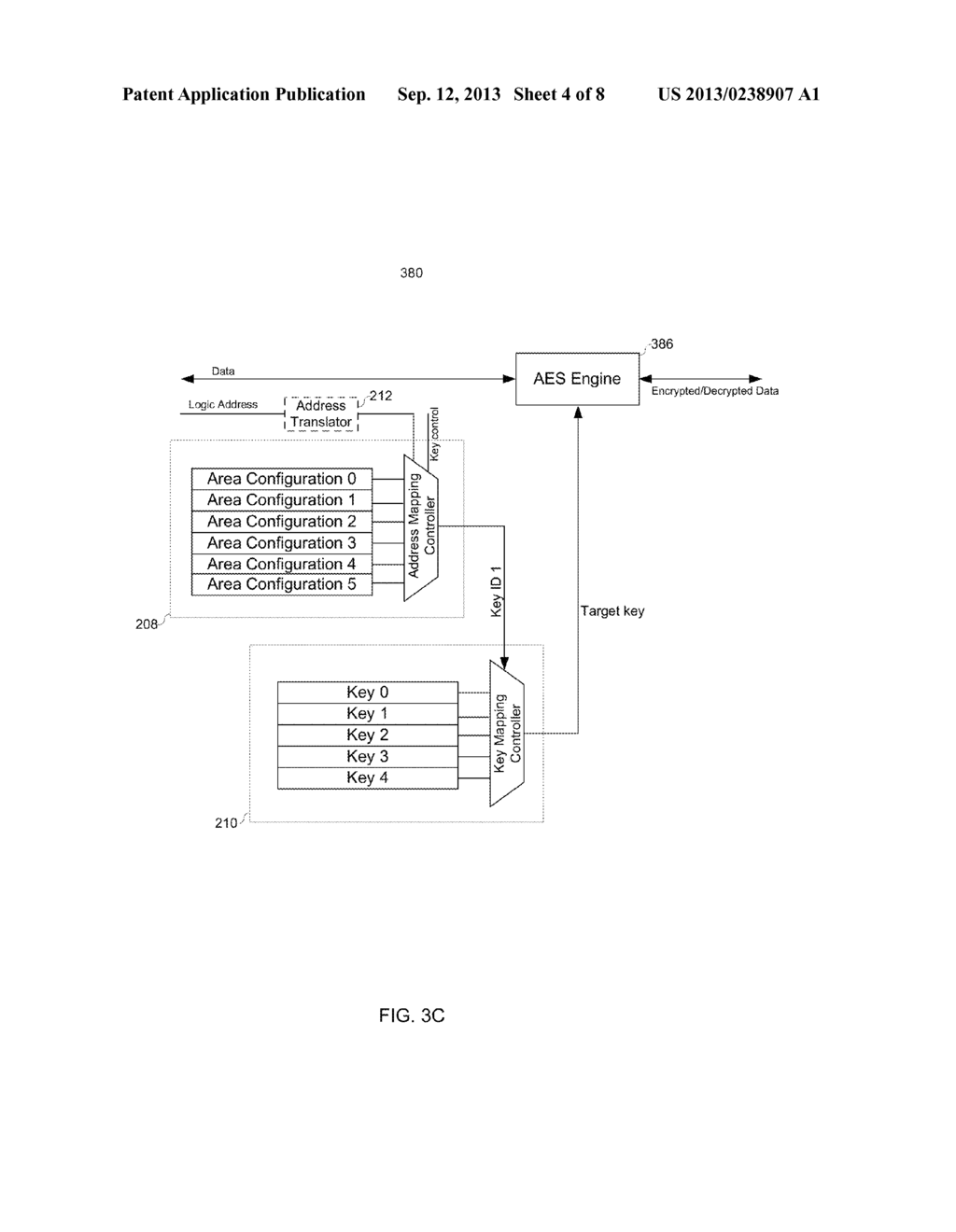 SYSTEMS AND METHODS FOR MANAGING CRYPTOGRAPHIC KEYS IN A SECURE     MICROCONTROLLER - diagram, schematic, and image 05