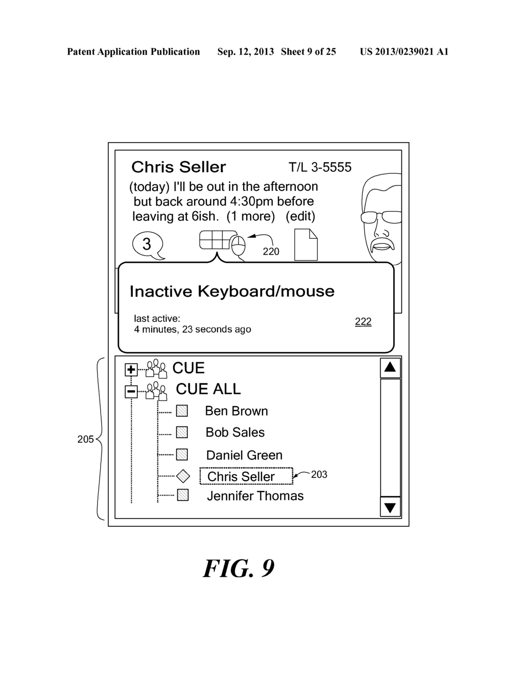 RECEIVING AND PRESENTING DETAILED ACTIVITY INFORMATION REGARDING CURRENT     AND RECENT INSTANT MESSAGING SESSIONS OF REMOTE USERS - diagram, schematic, and image 10