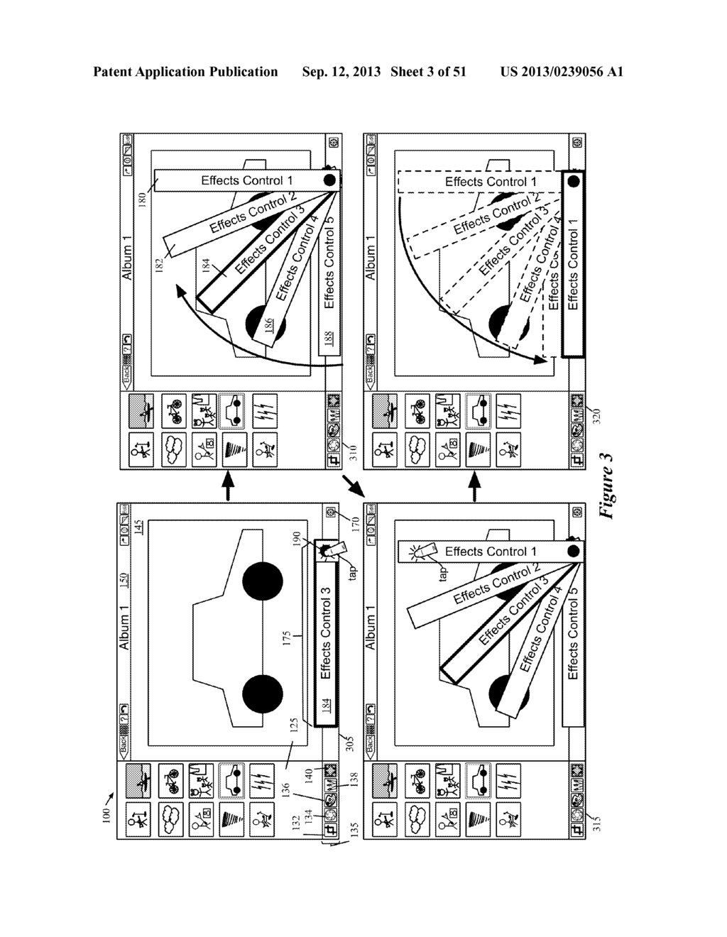 FANNING USER INTERFACE CONTROLS FOR A MEDIA EDITING APPLICATION - diagram, schematic, and image 04