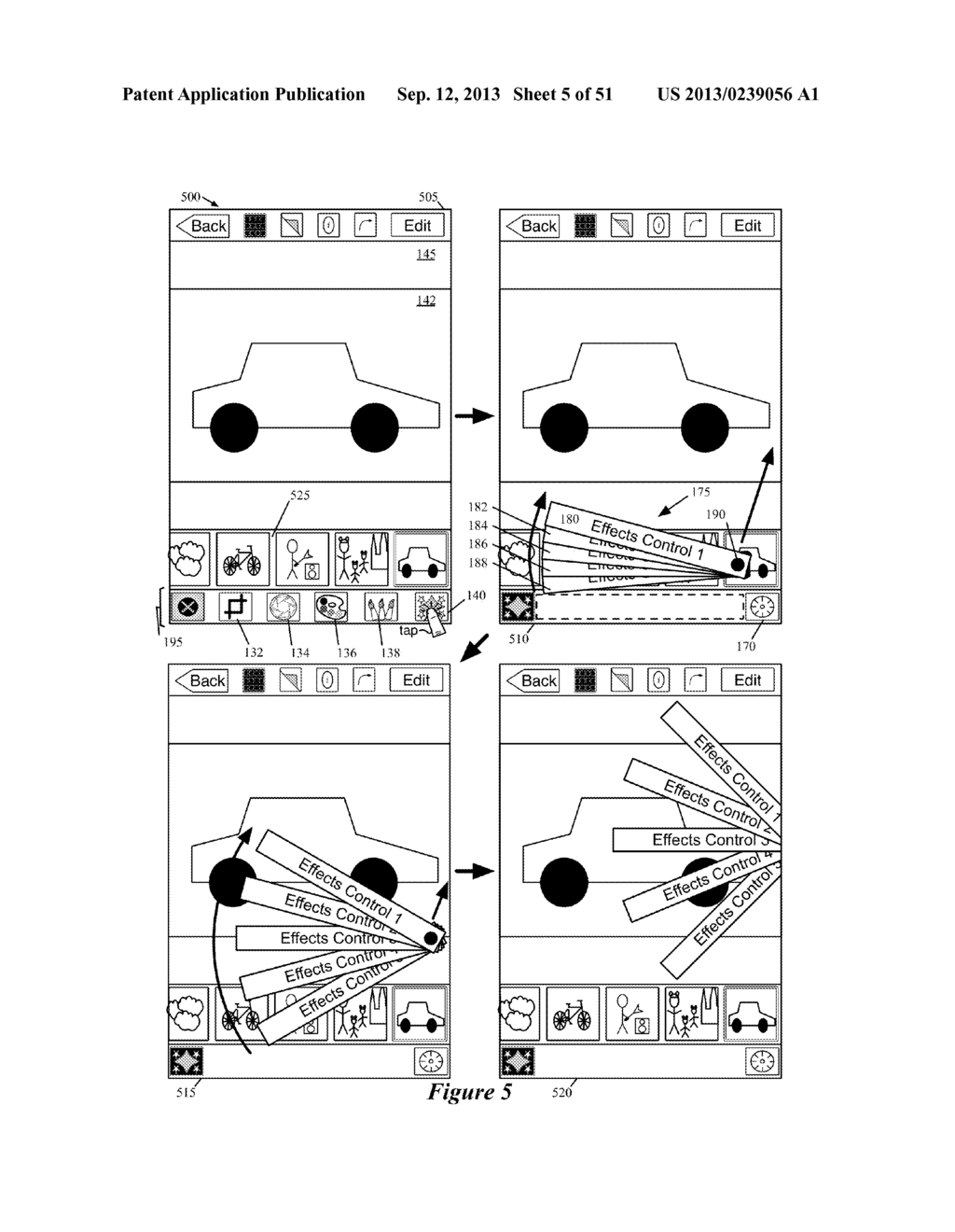 FANNING USER INTERFACE CONTROLS FOR A MEDIA EDITING APPLICATION - diagram, schematic, and image 06