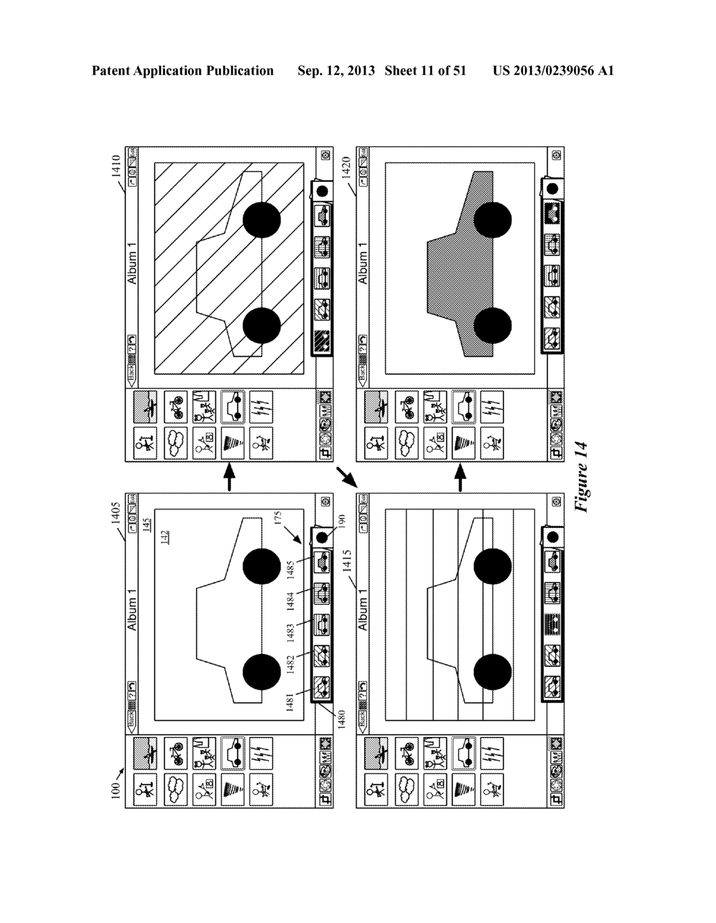 FANNING USER INTERFACE CONTROLS FOR A MEDIA EDITING APPLICATION - diagram, schematic, and image 12