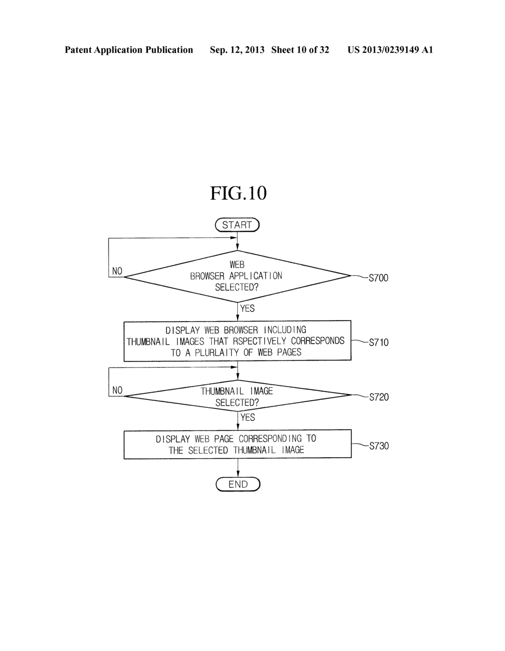 WEB-BROWSING METHOD, AND IMAGE DISPLAY DEVICE USING SAME - diagram, schematic, and image 11