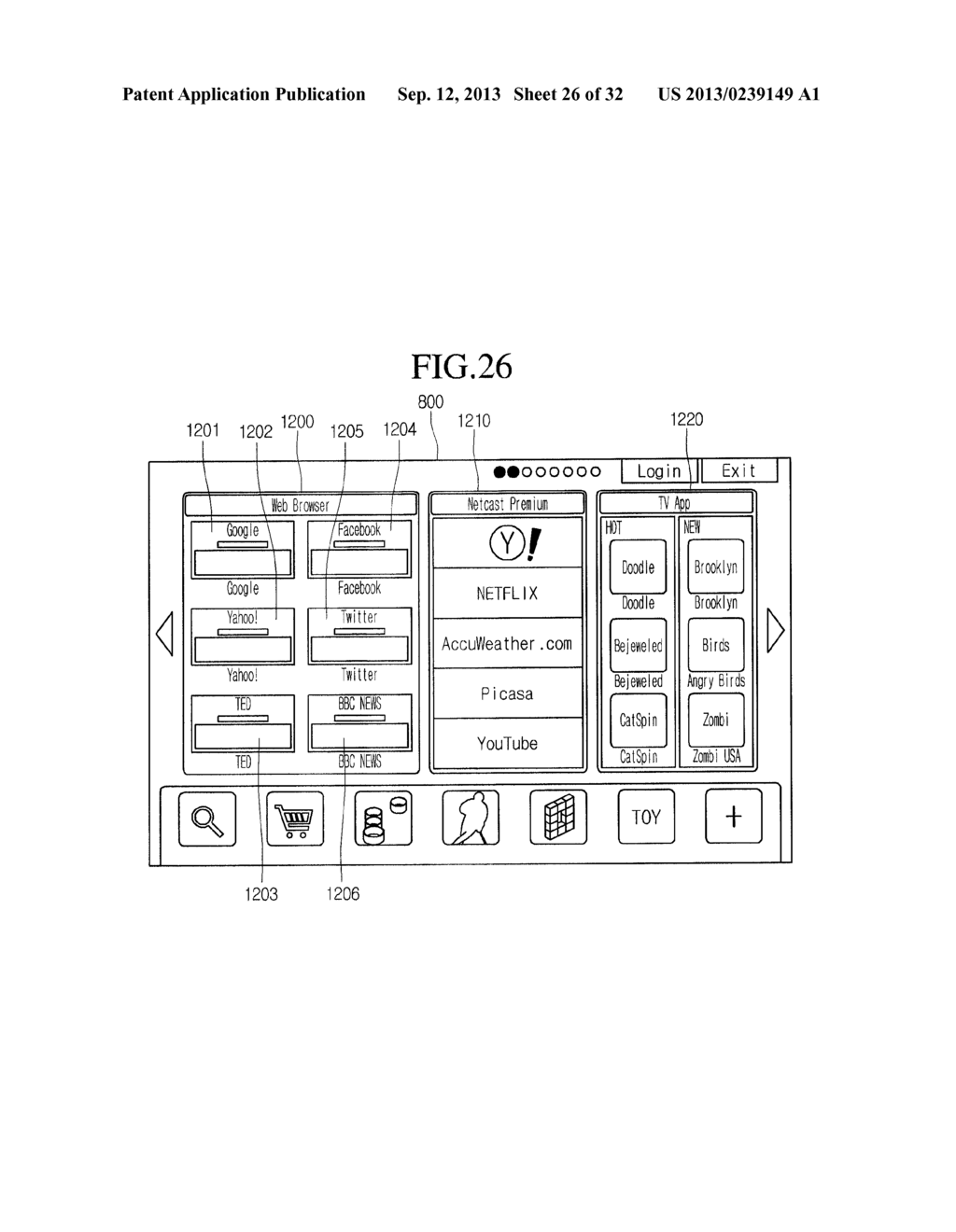 WEB-BROWSING METHOD, AND IMAGE DISPLAY DEVICE USING SAME - diagram, schematic, and image 27