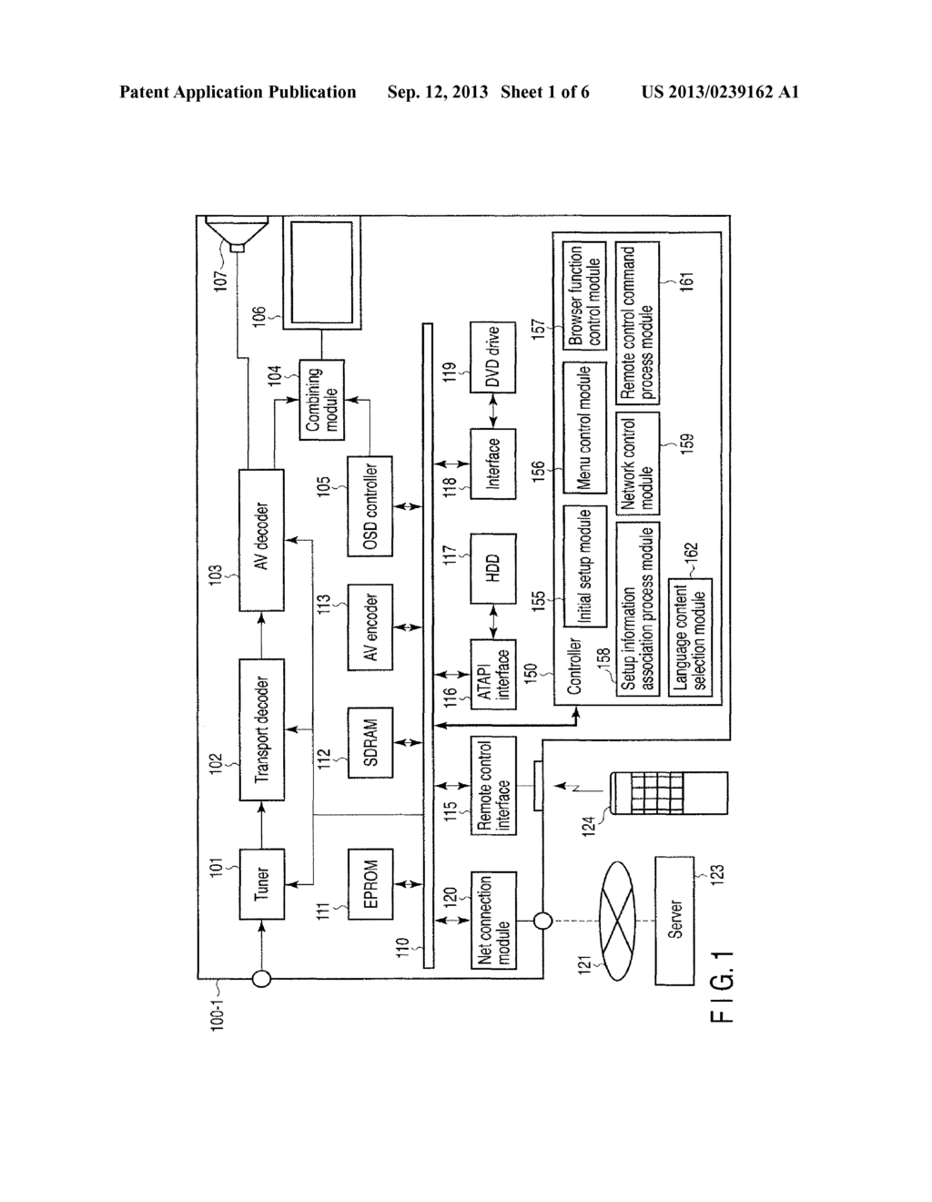 Television Receiver, Method of Controlling the Receiver, and Network     Construction Device - diagram, schematic, and image 02