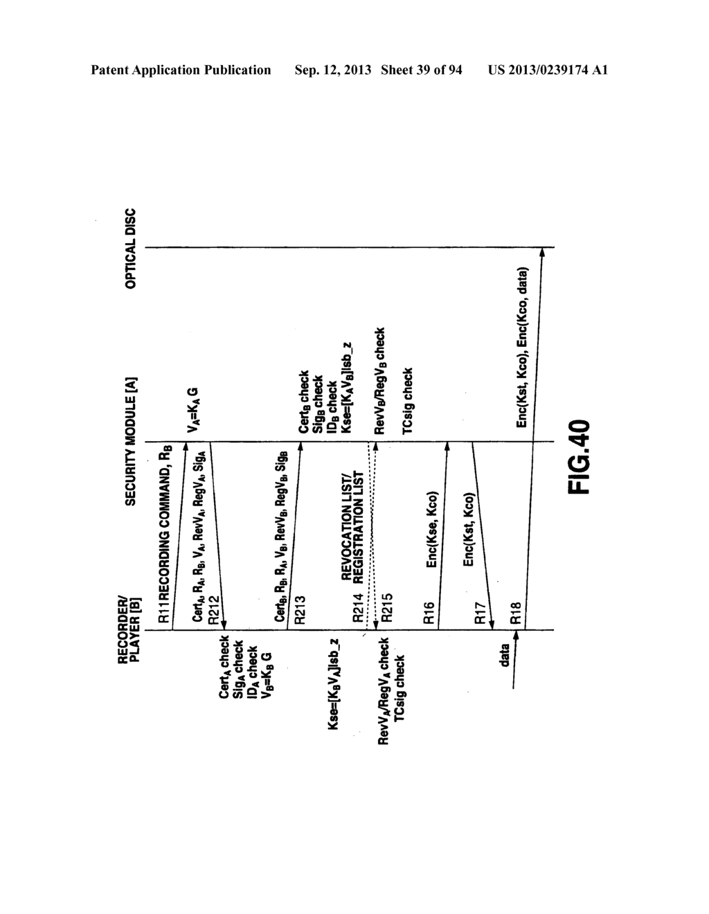 DATA TRANSMITTING SYSTEM AND METHOD, DRIVE UNIT, ACCESS METHOD, DATA     RECORDING MEDIUM, RECORDING MEDIUM PRODUCING APPARATUS AND METHOD - diagram, schematic, and image 40