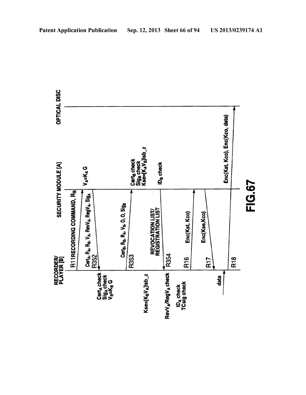 DATA TRANSMITTING SYSTEM AND METHOD, DRIVE UNIT, ACCESS METHOD, DATA     RECORDING MEDIUM, RECORDING MEDIUM PRODUCING APPARATUS AND METHOD - diagram, schematic, and image 67