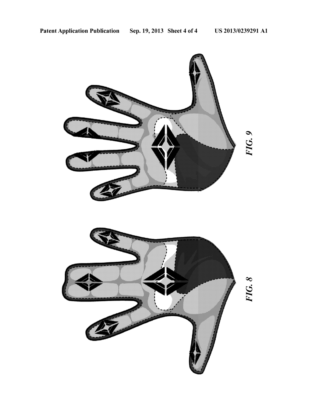 Sports Glove - diagram, schematic, and image 05