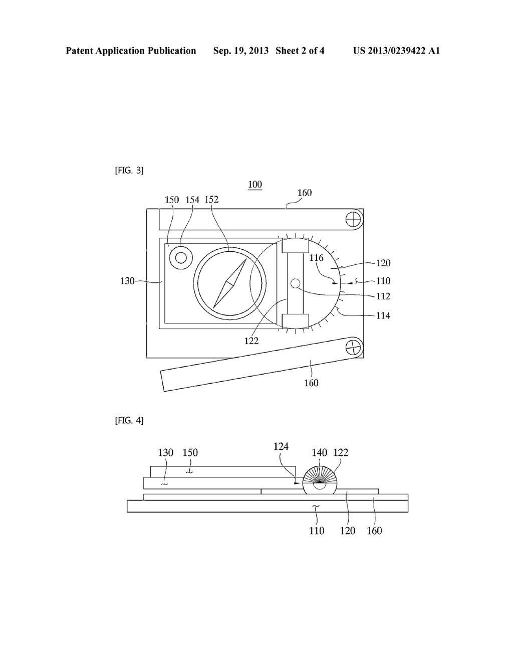 APPARATUS FOR MEASURING GEOLOGIC STRIKE AND DIP - diagram, schematic, and image 03