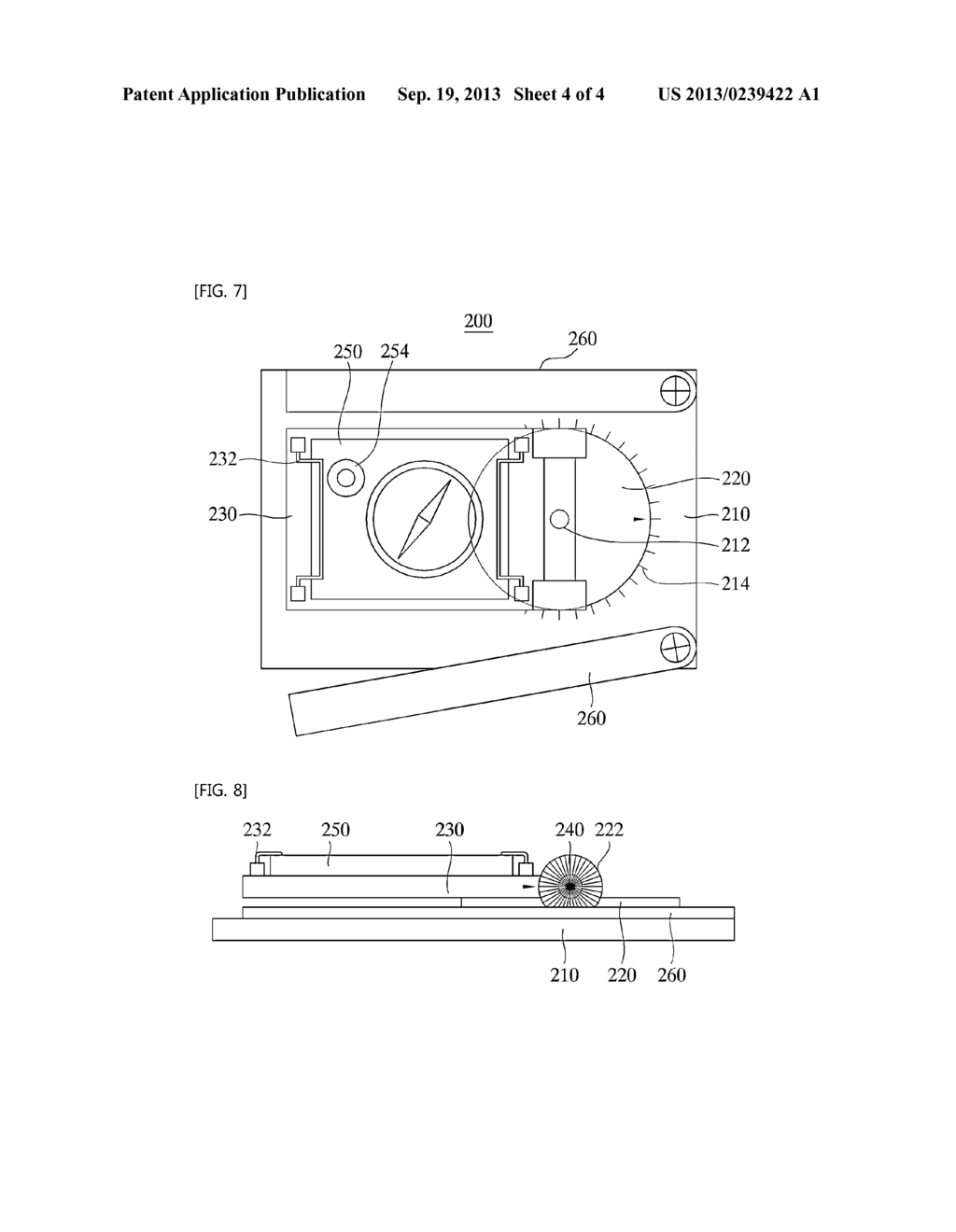 APPARATUS FOR MEASURING GEOLOGIC STRIKE AND DIP - diagram, schematic, and image 05