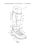 POLYURETHANE INJECTED BOOT ASSEMBLY AND ASSOCIATED MANUFACTURING METHOD diagram and image