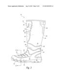 POLYURETHANE INJECTED BOOT ASSEMBLY AND ASSOCIATED MANUFACTURING METHOD diagram and image