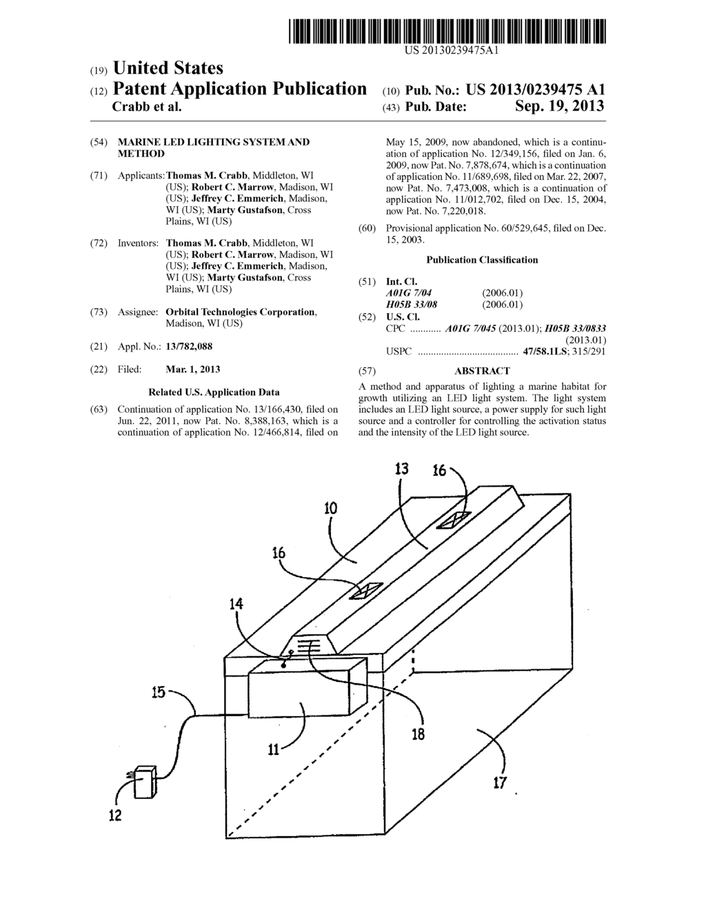 MARINE LED LIGHTING SYSTEM AND METHOD - diagram, schematic, and image 01