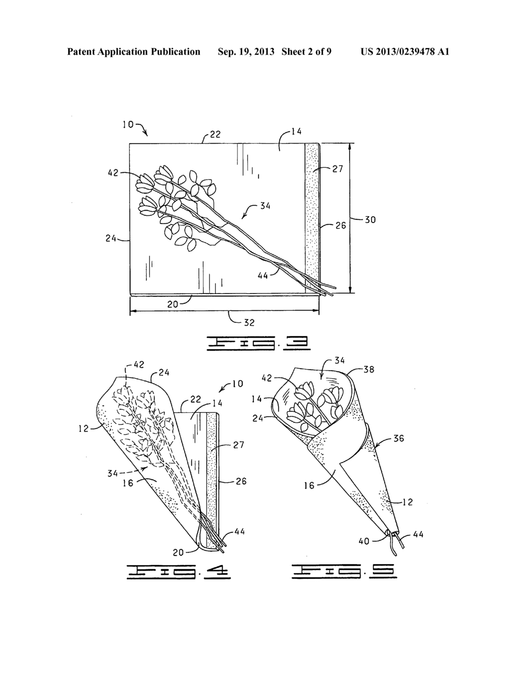 DECORATIVE FLOWER POT COVER FORMED OF POLYMERIC MATERIALS HAVING A TEXTURE     AND/OR APPEARANCE SIMULATING THE TEXTURE AND/OR APPEARANCE OF PAPER - diagram, schematic, and image 03