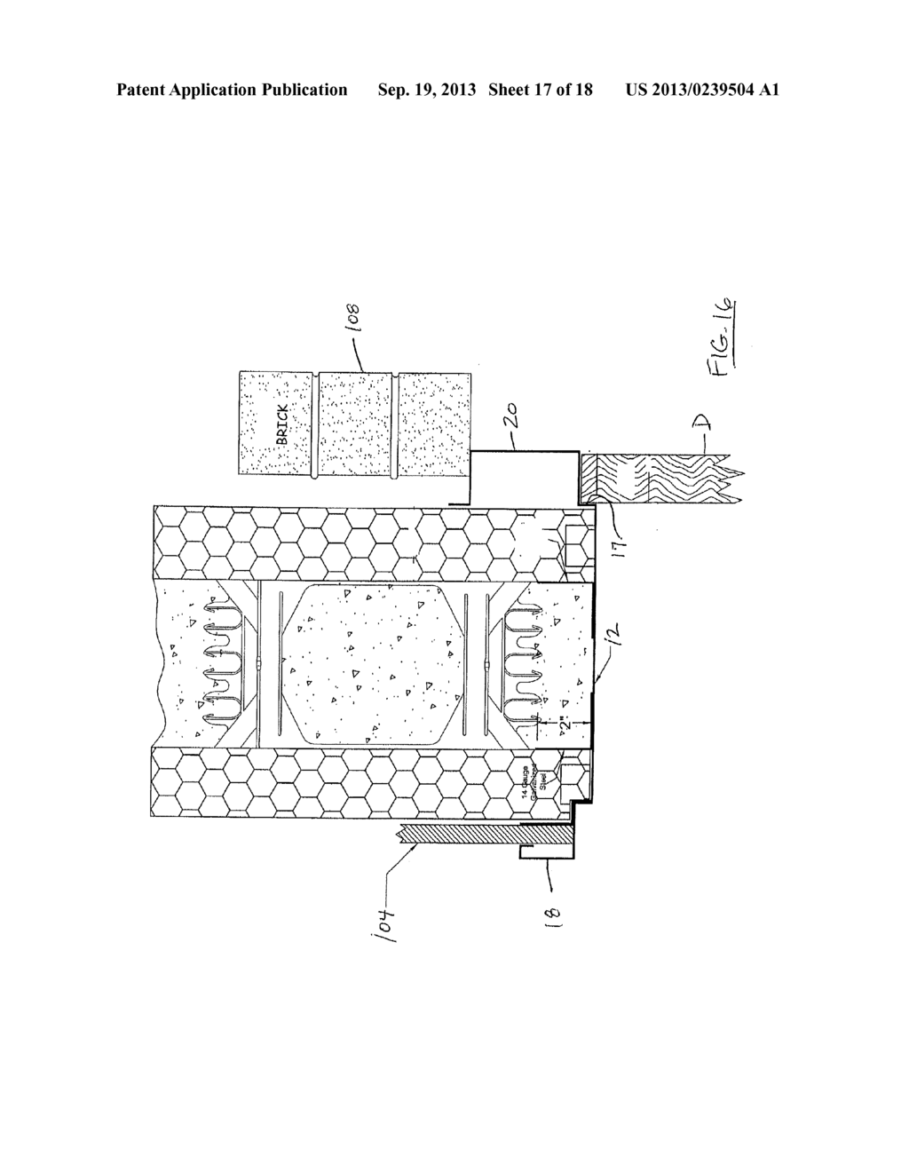 METHOD AND DEVICES FOR FRAMING OPENINGS IN CAST-IN-PLACE WALLS - diagram, schematic, and image 18