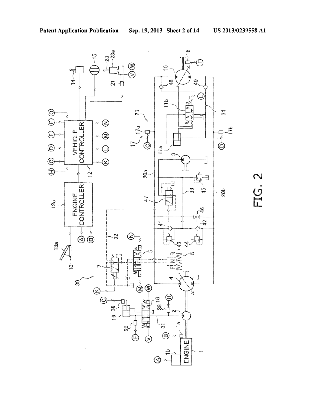 WORK VEHICLE AND METHOD FOR CONTROLLING A WORK VEHICLE - diagram, schematic, and image 03