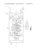 AEROSPACE ENGINE WITH AUGMENTING TURBOJET diagram and image