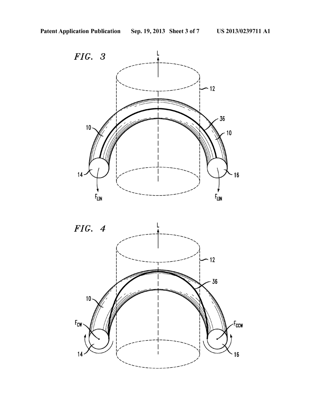 Arrangement for Imparting Motion through Counter-Rotation of Opposing End     Terminations of Arched Flexible Member - diagram, schematic, and image 04