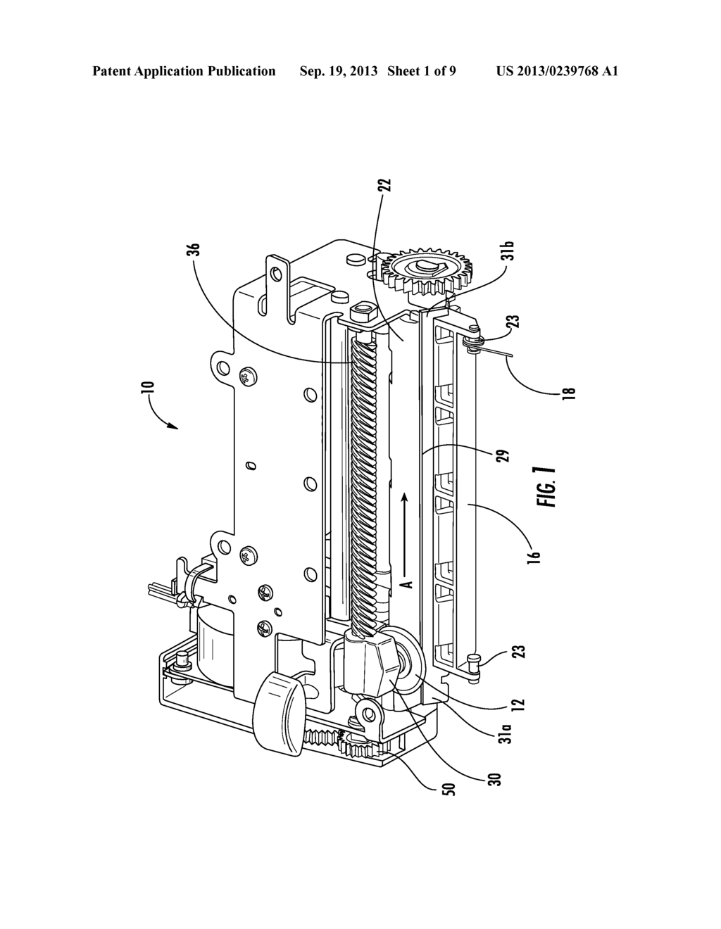 CONFIGURABLE CUTTER MECHANISM FOR A PRINTER AND METHOD FOR CONFIGURING A     CUTTER MECHANISM FOR A PRINTER - diagram, schematic, and image 02