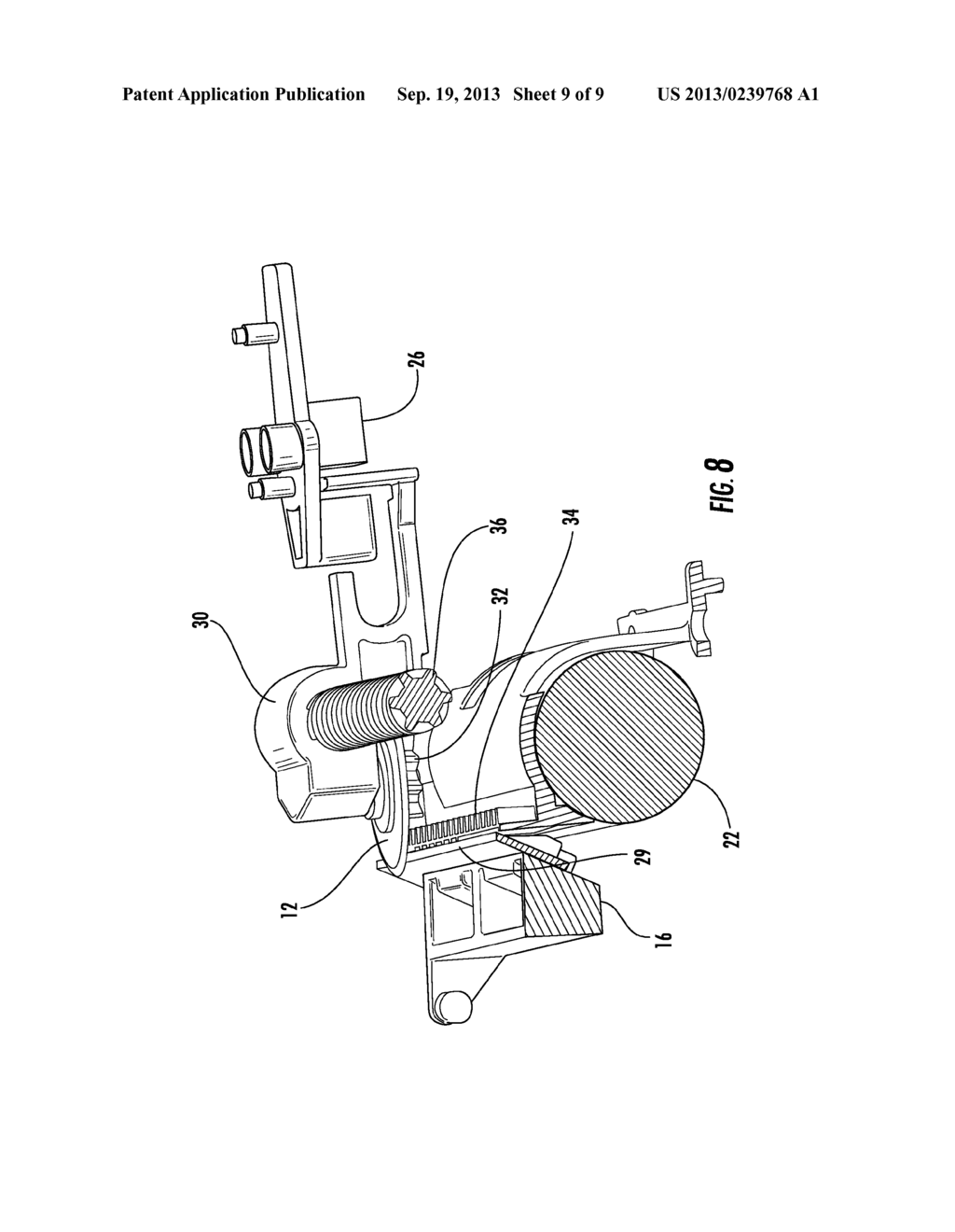 CONFIGURABLE CUTTER MECHANISM FOR A PRINTER AND METHOD FOR CONFIGURING A     CUTTER MECHANISM FOR A PRINTER - diagram, schematic, and image 10