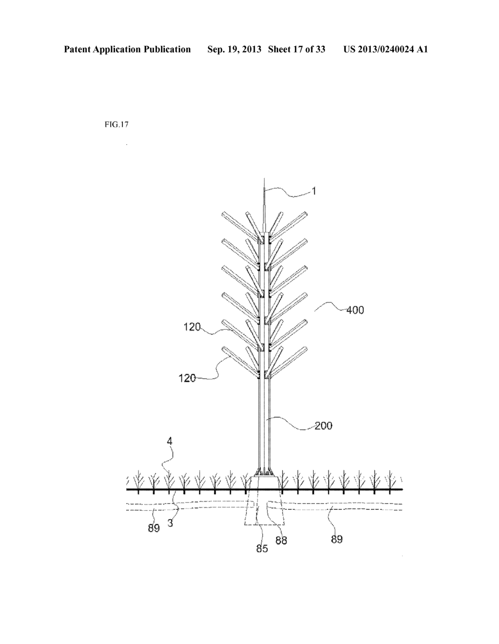 TREE-SHAPED SOLAR CELL MODULE - diagram, schematic, and image 18