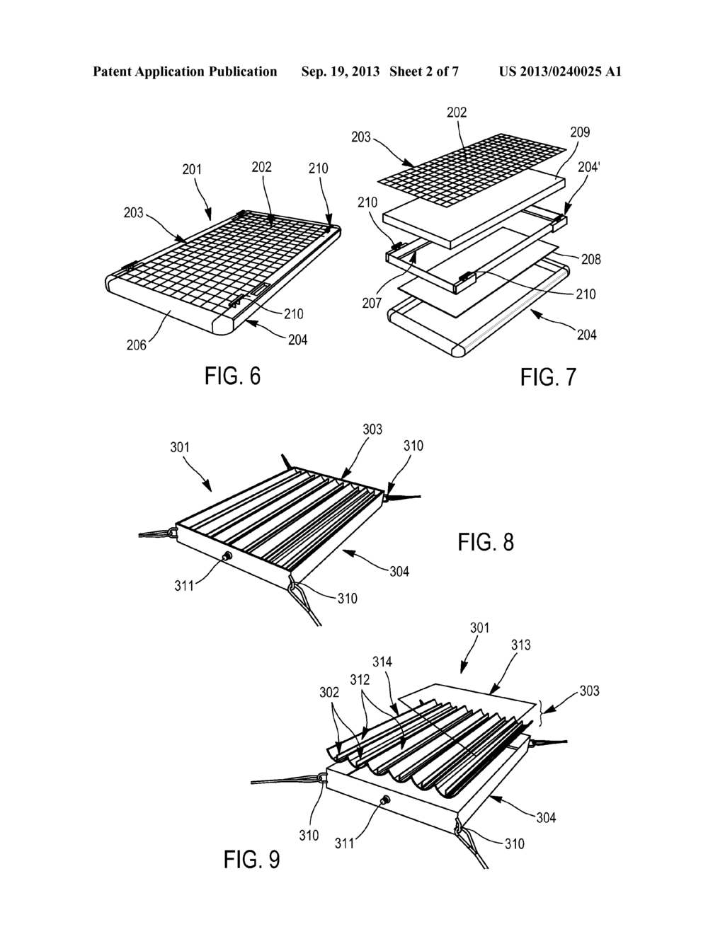 BUOYANT SOLAR PANEL, AND SOLAR POWER PLANT CONSISTING OF AN ASSEMBLY OF     SAID PANELS - diagram, schematic, and image 03