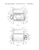 Pre conditioned air duct storage and deployment reel apparatus diagram and image