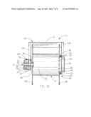 Pre conditioned air duct storage and deployment reel apparatus diagram and image