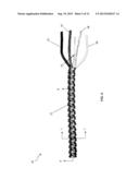 METAL SHEATHED CABLE ASSEMBLY WITH NON-LINEAR BONDING/GROUNDING CONDUCTOR diagram and image