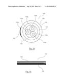 CABLES COMPRISING REMOVABLE INDICATOR STRIPS, AND METHODS AND MACHINES FOR     MANUFACTURING THE CABLES diagram and image