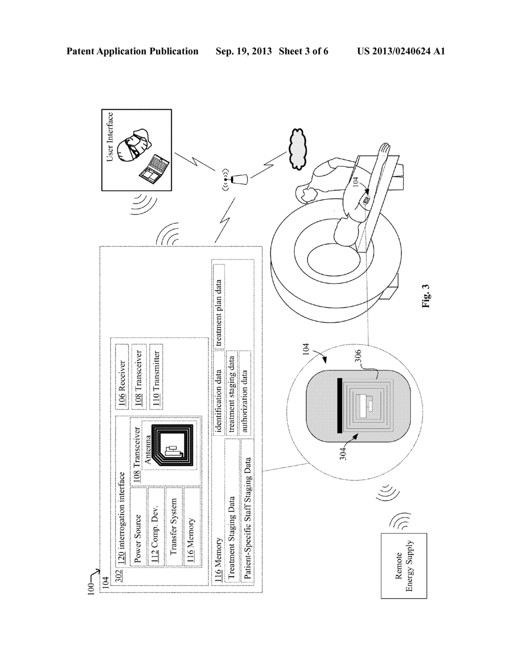 SYSTEMS, DEVICES, AND METHOD FOR DETERMINING TREATMENT COMPLIANCE     INCLUDING TRACKING, REGISTERING, ETC. OF MEDICAL STAFF, PATIENTS,     INSTRUMENTATION, EVENTS, ETC. ACCORDING TO A TREATMENT STAGING PLAN - diagram, schematic, and image 04