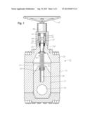 SELF ALIGNING SPHERICAL BACKSEAT ASSEMBLY FOR A VALVE diagram and image