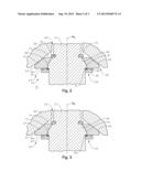 SELF ALIGNING SPHERICAL BACKSEAT ASSEMBLY FOR A VALVE diagram and image