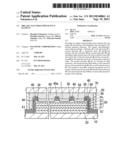 ORGANIC ELECTROLUMINESCENCE ELEMENT diagram and image