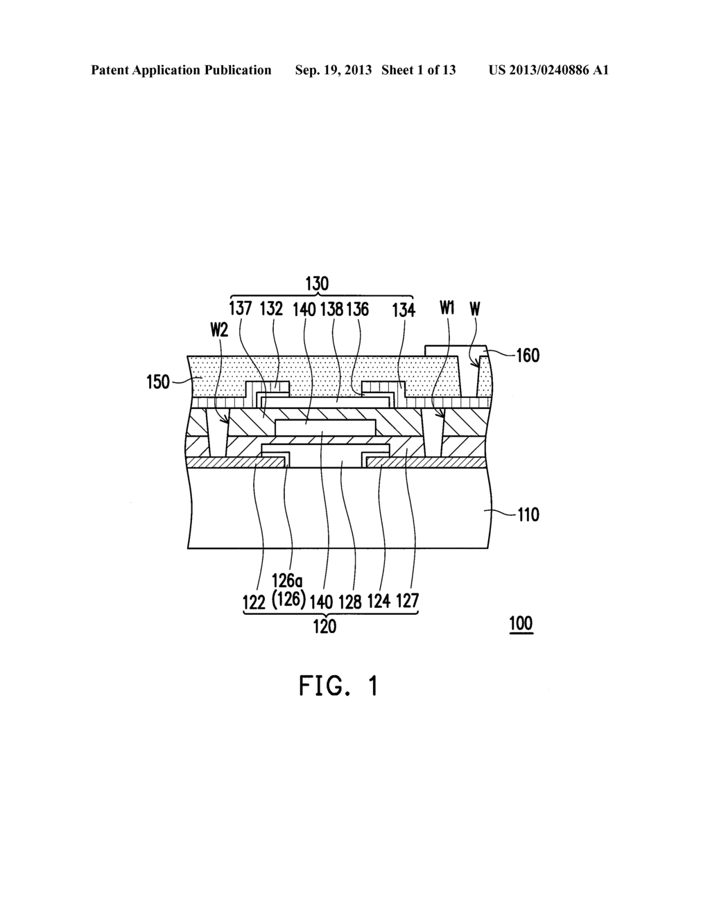 ACTIVE DEVICE AND ACTIVE DEVICE ARRAY SUBSTRATE - diagram, schematic, and image 02