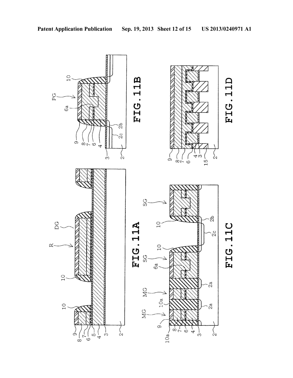 NONVOLATILE SEMICONDUCTOR STORAGE DEVICE AND METHOD OF MANUFACTURING THE     SAME - diagram, schematic, and image 13