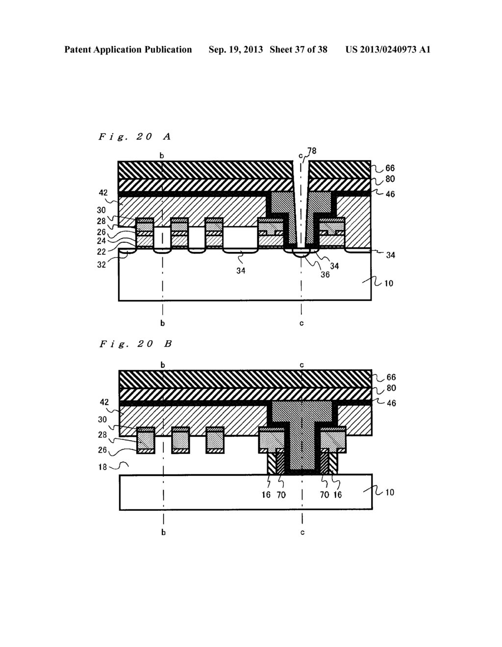 NON-VOLATILE SEMICONDUCTOR MEMORY DEVICE AND METHOD OF MANUFACTURING THE     SAME - diagram, schematic, and image 38