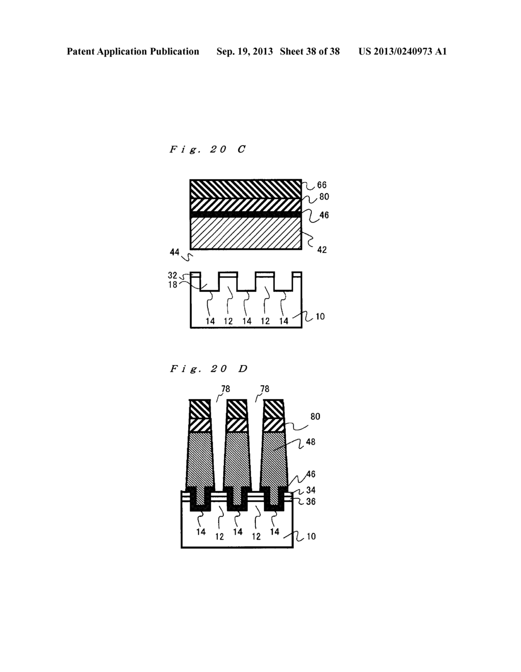 NON-VOLATILE SEMICONDUCTOR MEMORY DEVICE AND METHOD OF MANUFACTURING THE     SAME - diagram, schematic, and image 39