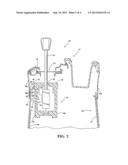 CONSOLE ASSEMBLY FOR USE IN AN AUTOMOTIVE VEHICLE diagram and image